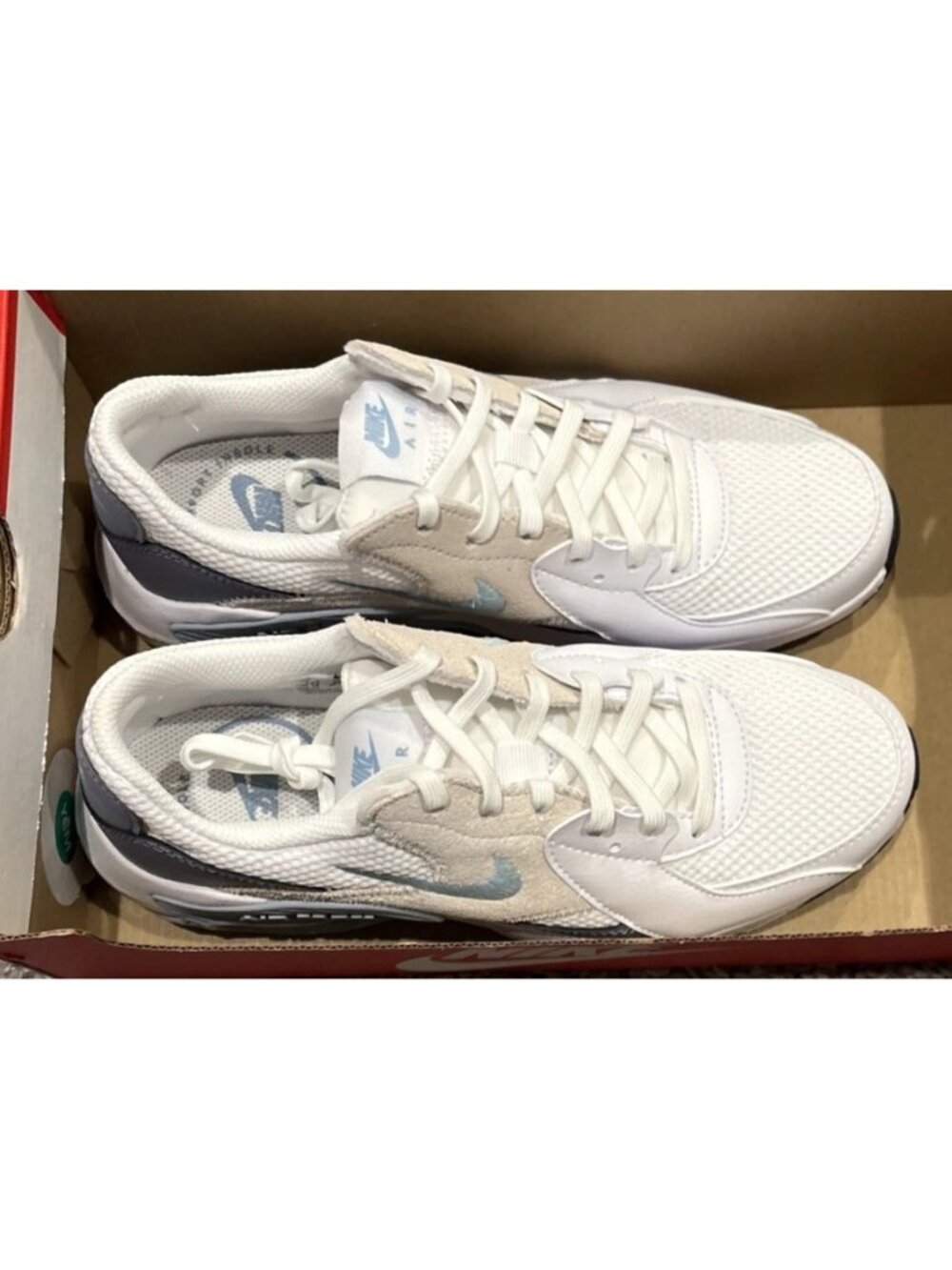 Size 7-Nike Air Max Excee Ashen Slate Light Armory Blue Women's Mesh CD5432-138